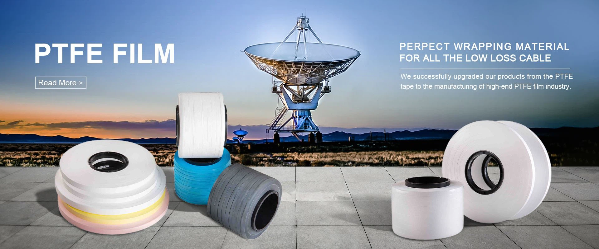 PTFE film for cable